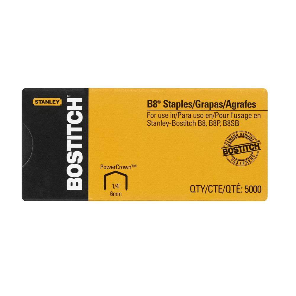 Stanley Bostitch 6 mm B8 Staples 5000 Pack